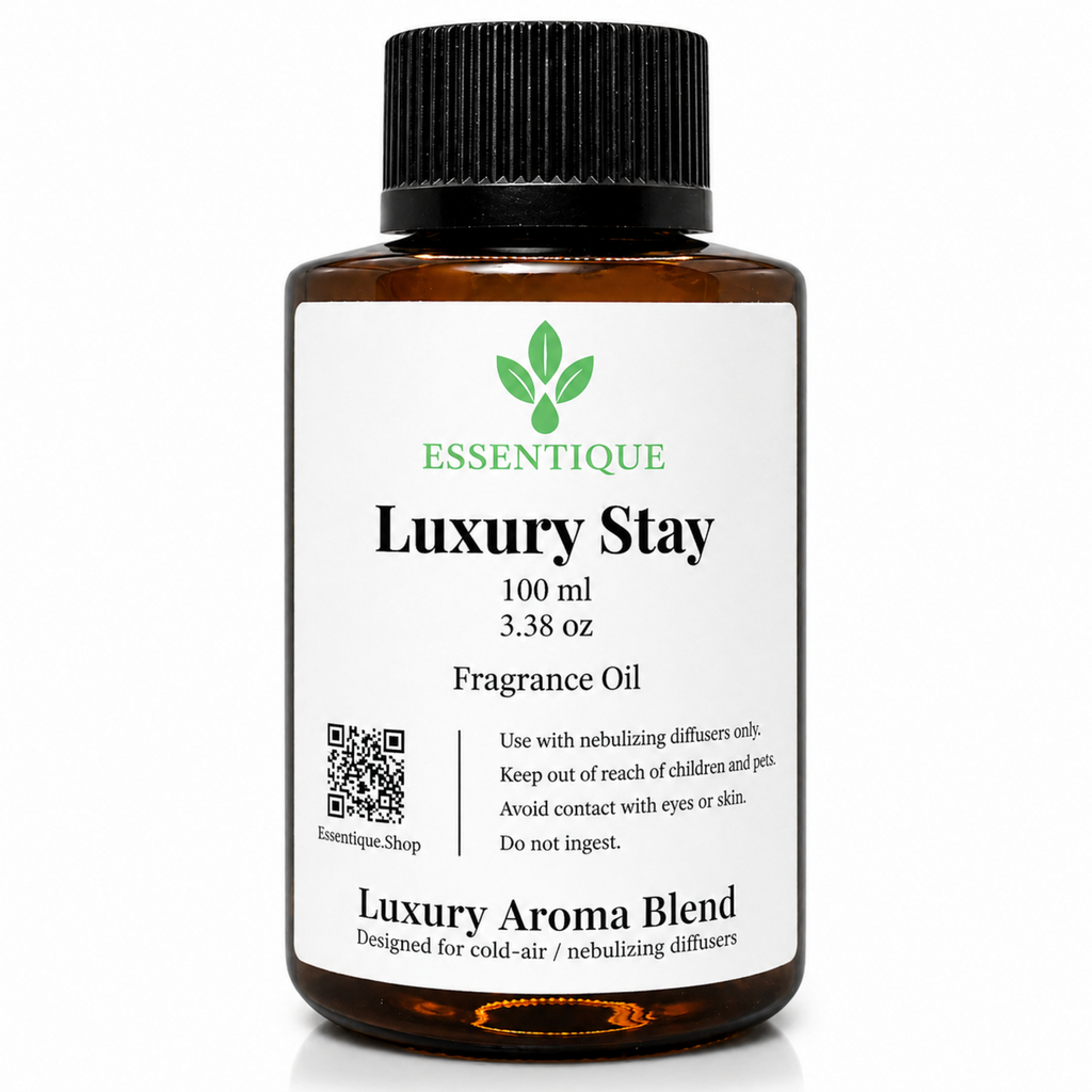 Essentique Luxury Stay Diffuser Oil | Luxury Hotel Scent for Home (100ml)