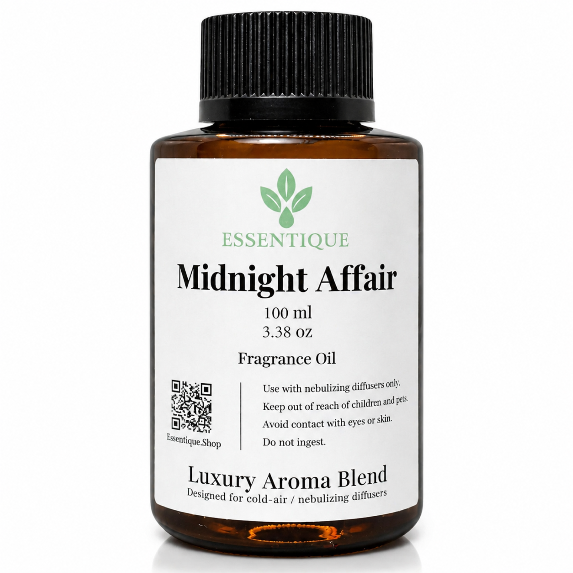Essentique Midnight Affair Diffuser Oil | Luxury Aromatherapy Home Fragrance (100ml)