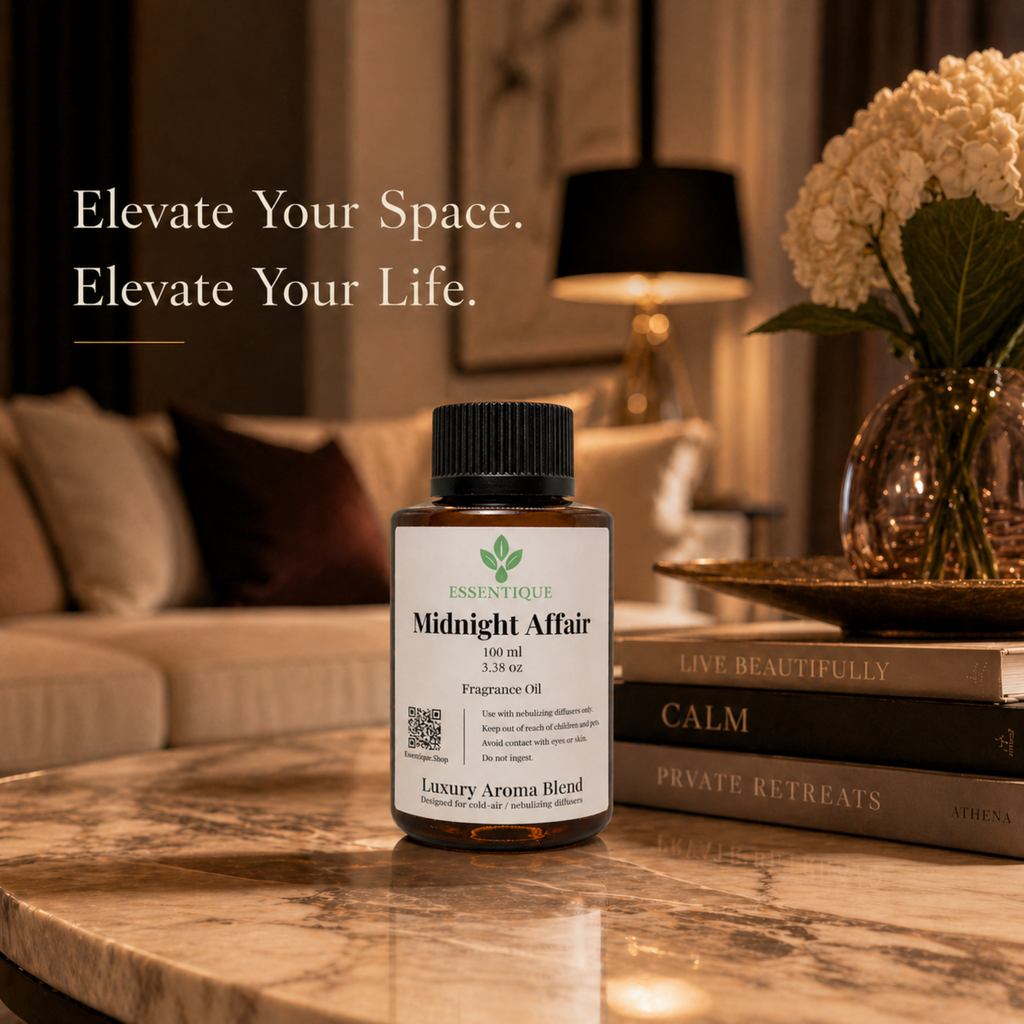 Essentique Midnight Affair Diffuser Oil | Luxury Aromatherapy Home Fragrance (100ml)