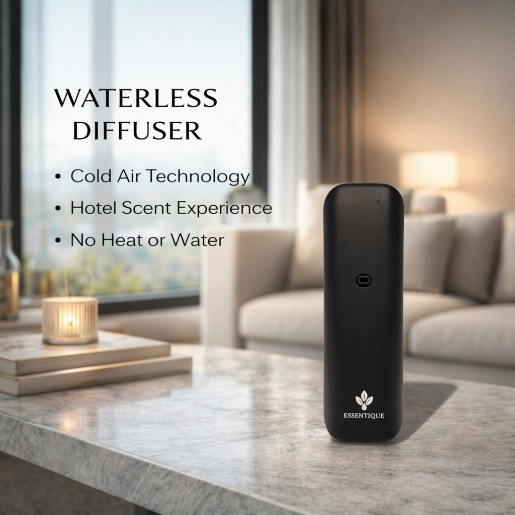 Essentique Pulse Duo – Luxury Cold-Air Scent Diffuser Bundle | Waterless Diffusers for Large Spaces