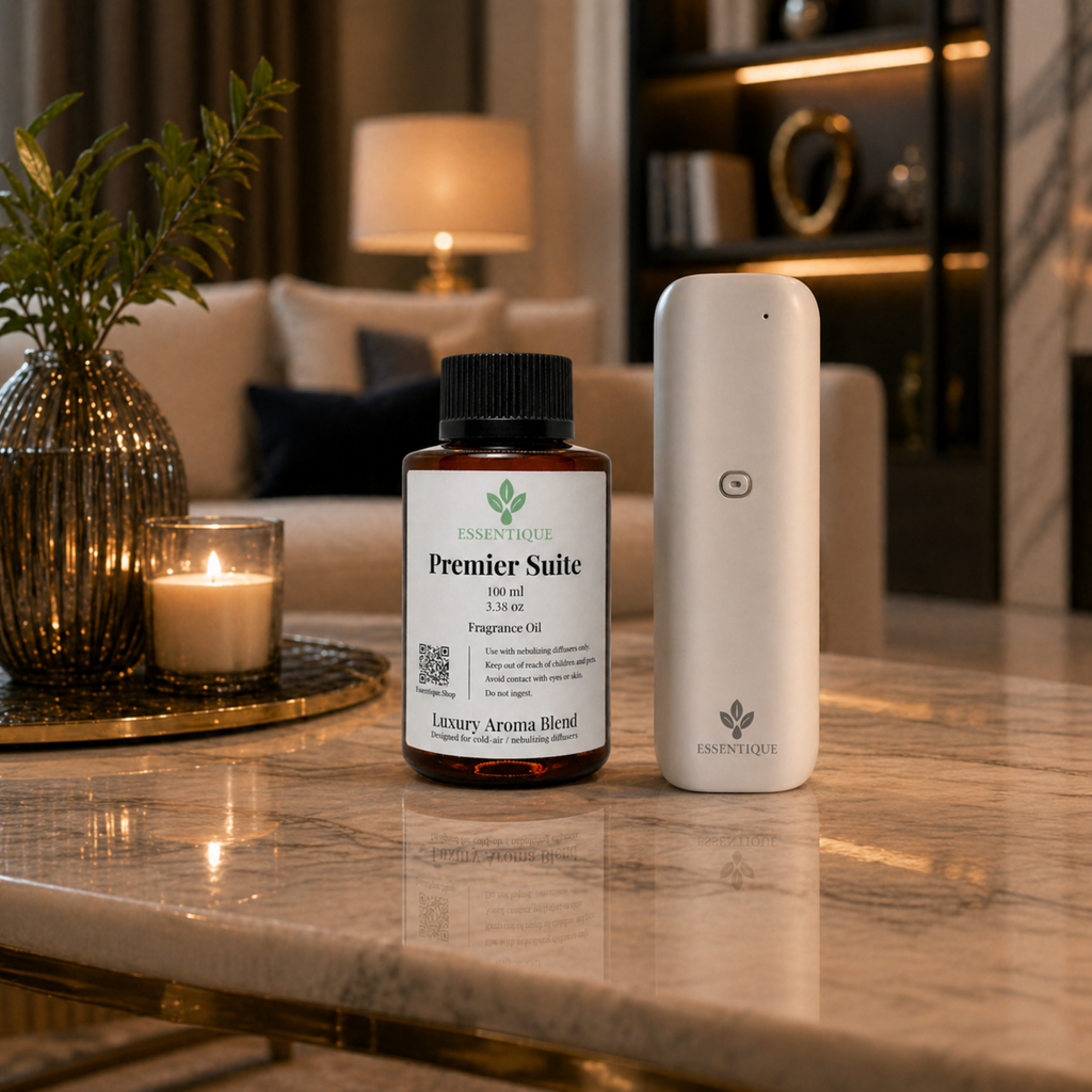 Essentique Premier Suite Diffuser Oil | Luxury Hotel Inspired Home Fragrance (100ml)