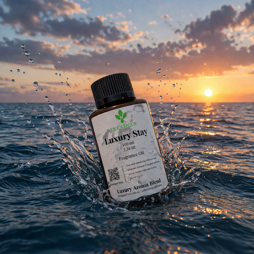 Essentique Luxury Stay Diffuser Oil | Luxury Hotel Scent for Home (100ml)