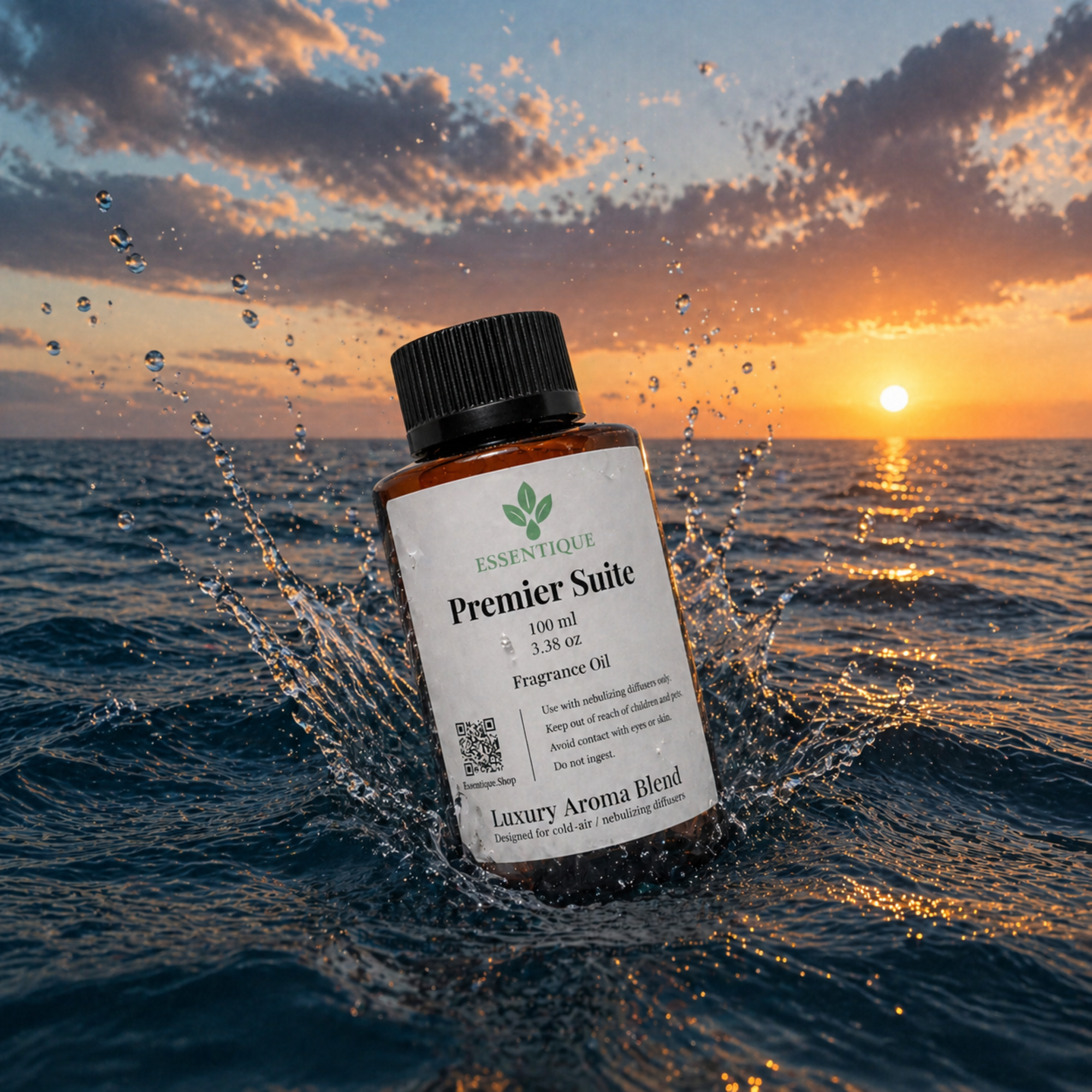 Essentique Premier Suite Diffuser Oil | Luxury Hotel Inspired Home Fragrance (100ml)