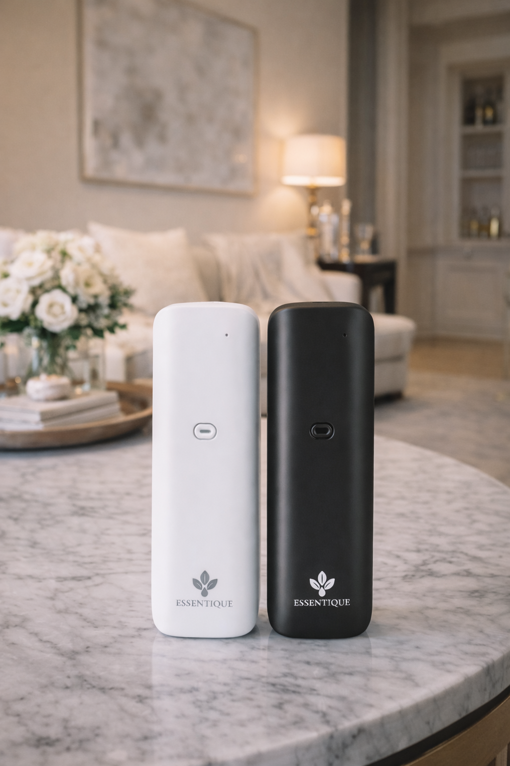 Essentique Pulse cold air diffuser designed for waterless fragrance diffusion