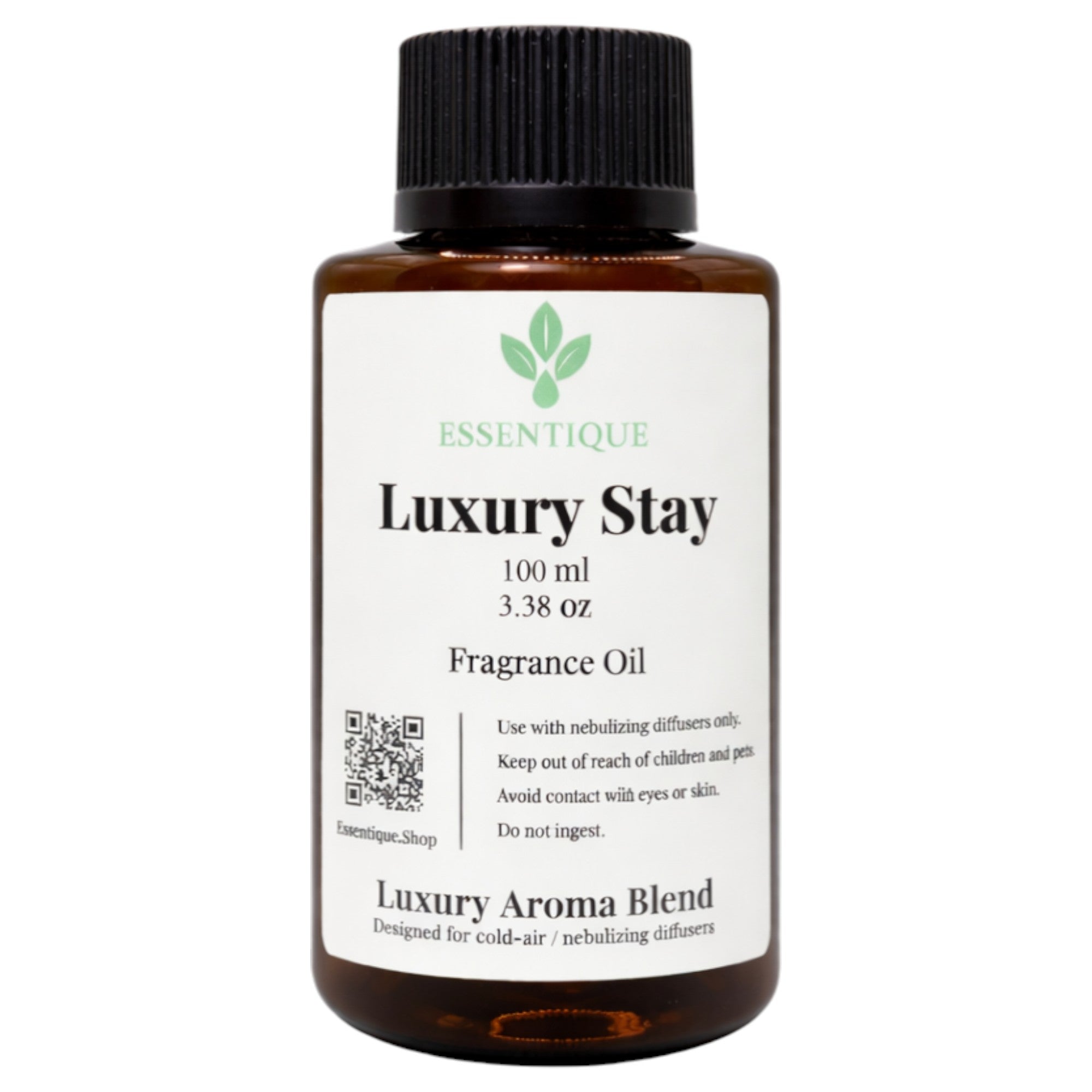 Essentique Luxury Stay Diffuser Oil | Luxury Hotel Scent for Home (100ml)