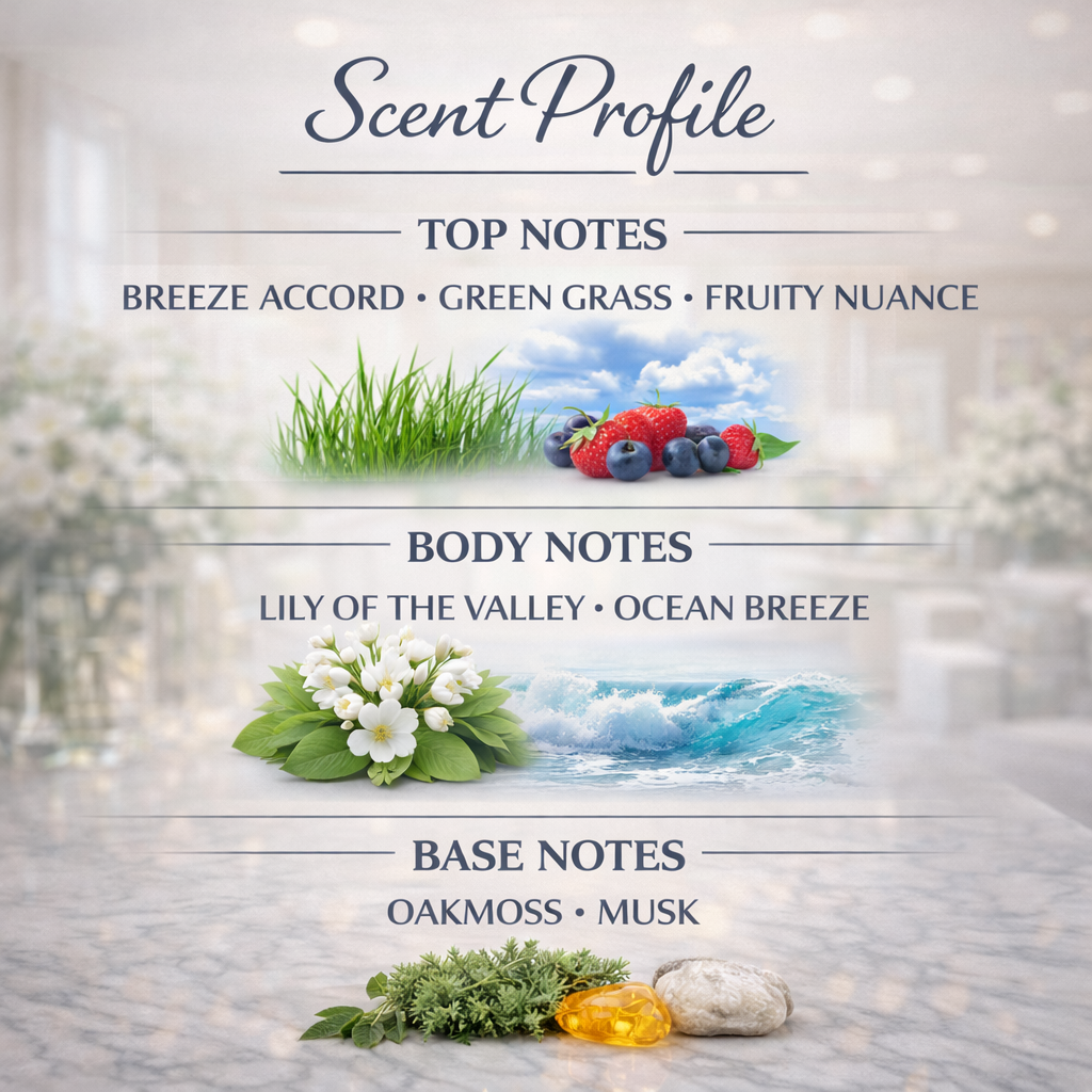 Premier Suite scent profile image showing a clean, luxury fragrance designed for cold-air diffuser systems