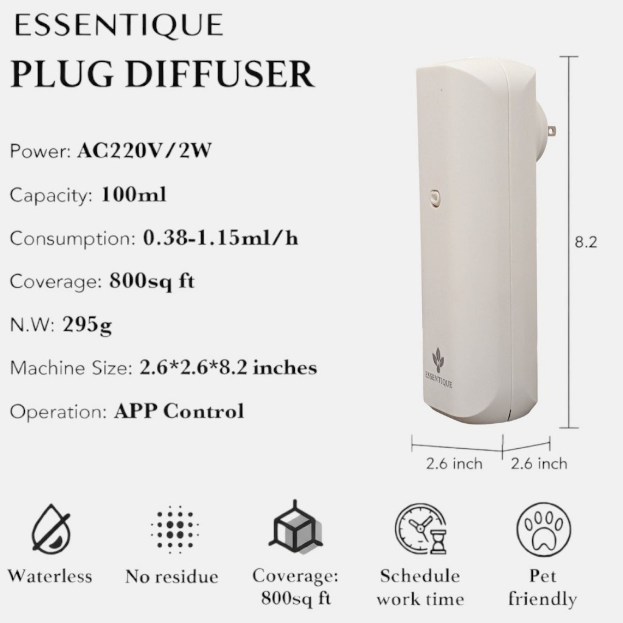 Essentique Pulse Duo – Luxury Cold-Air Scent Diffuser Bundle | Waterless Diffusers for Large Spaces