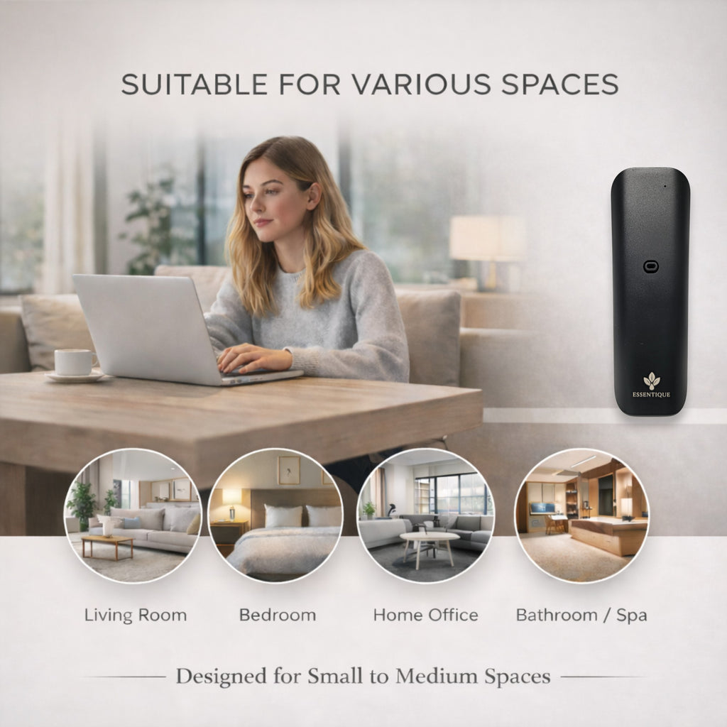 Essentique Pulse Black – Luxury Cold-Air Nebulizing Diffuser