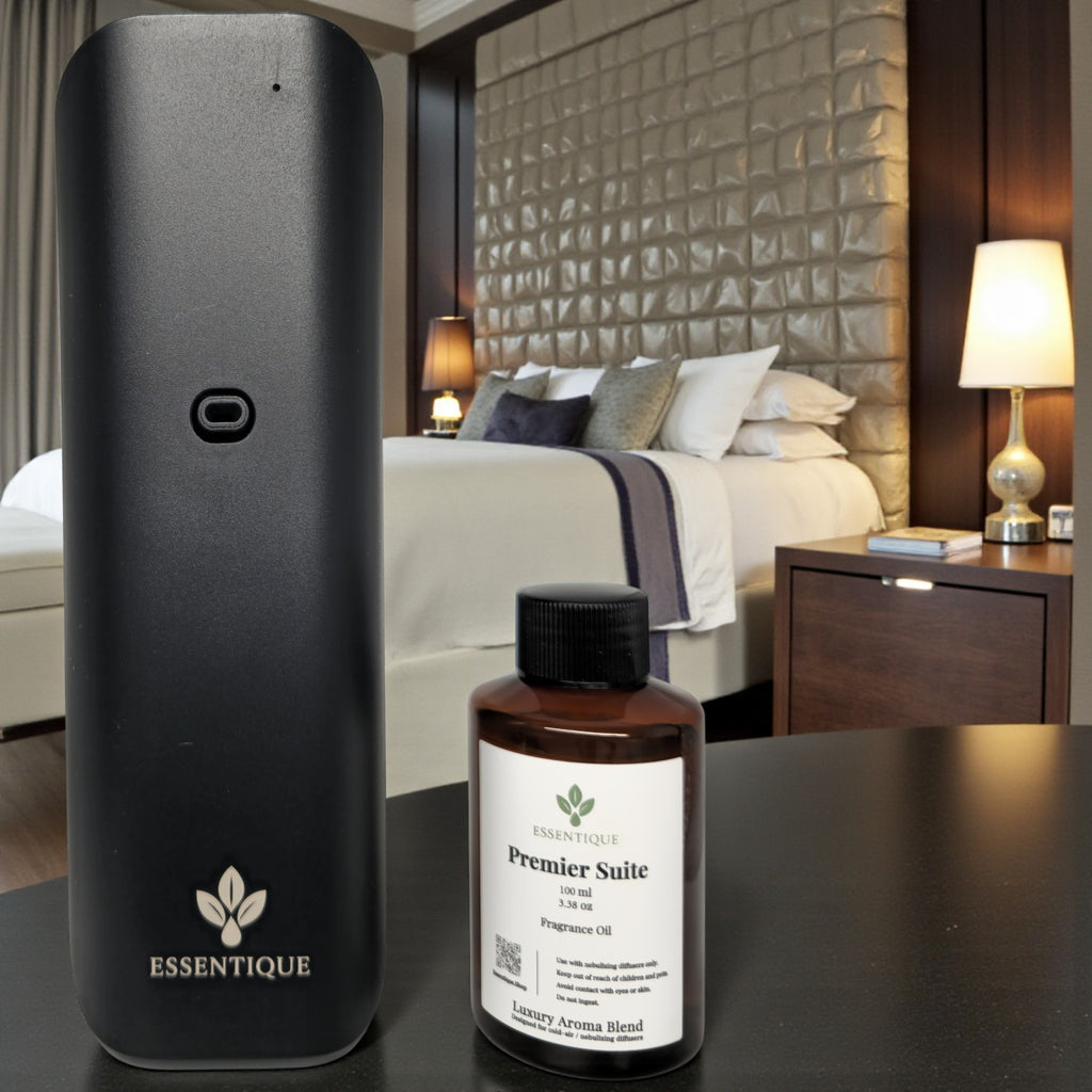 Essentique Pulse Black – Luxury Cold-Air Nebulizing Diffuser